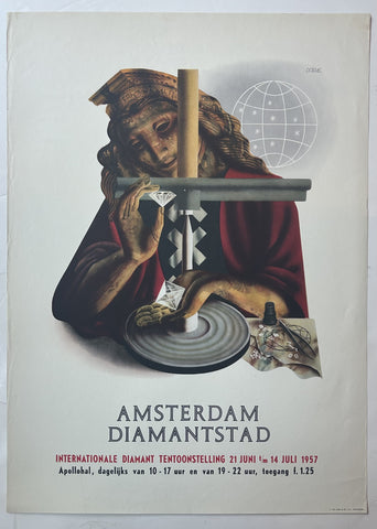 Amsterdam Diamantstad Poster