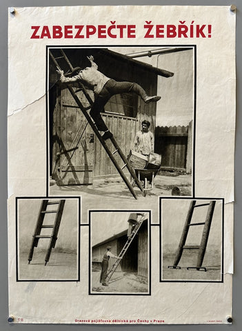 Link to &nbsp;Zabezpečte žebřík!Czechoslovakia, c. 1930's &nbsp;Product
