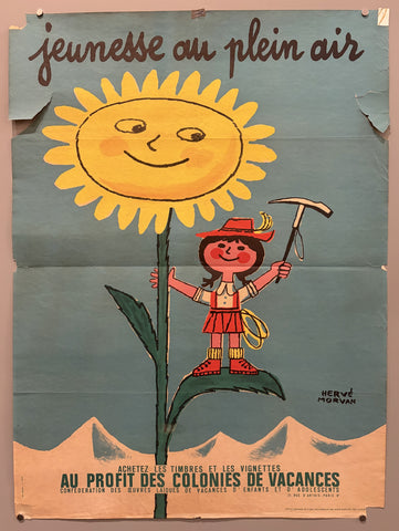 Jeunesse au Plein Air Climbing Sunflowers