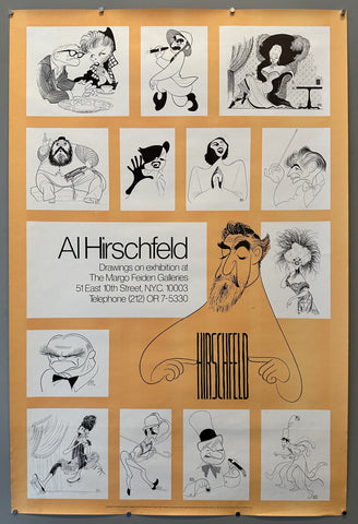 Al Hirschfeld: Drawings on Exhibition at The Margo Feiden Galleries