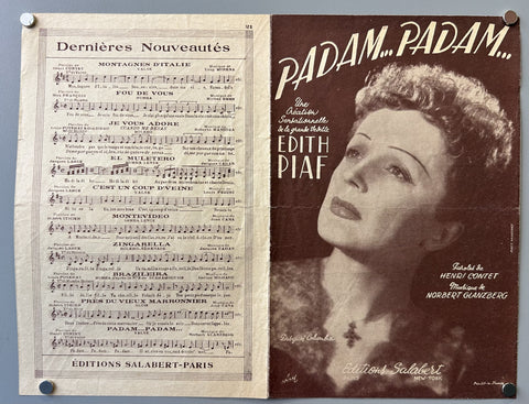 Link to  Padam...Padam...Edith PiafFrance, c. 1950s  Product