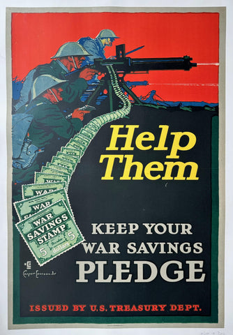 Keep Your War Savings Pledge Poster