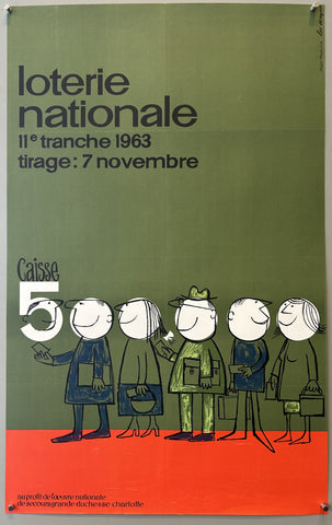 Link to  Loterie Nationale - Luxembourg #10Luxembourg, 1963  Product