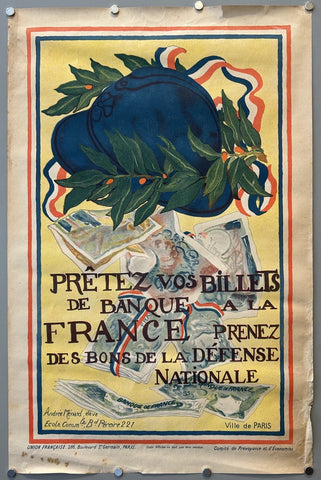 Link to &nbsp;Banque de FranceFrance, c.1918's &nbsp;Product