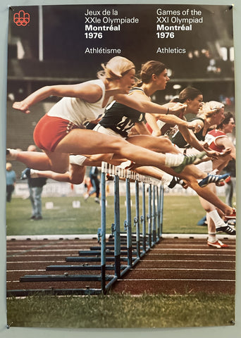 Athletics 1976 Montreal Olympics Poster