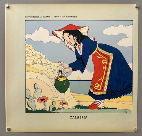 Link to &nbsp;Costumi Regionali Italiani - CalabriaItaly, 1951 &nbsp;Product