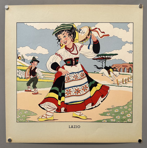 Link to &nbsp;Costumi Regionali Italiani - LazioItaly, C.1950's &nbsp;Product