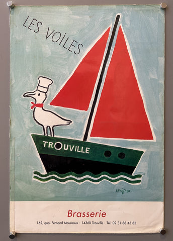 Link to  Les Voiles Savignac MenuFrance, c. 2000  Product