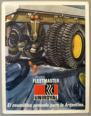 Fleetmaster Uniroyal Poster