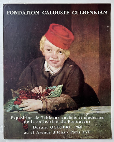 Link to  Exposition de Tableaux Anciens et Modernes de la Collection du Fondateur PosterFrance, 1960  Product