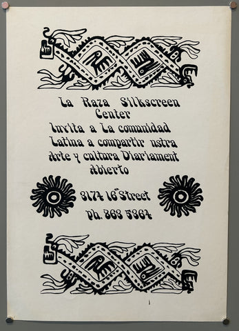 Link to  La Raza Silkscreen Center PosterUnited States, c. 1970s  Product
