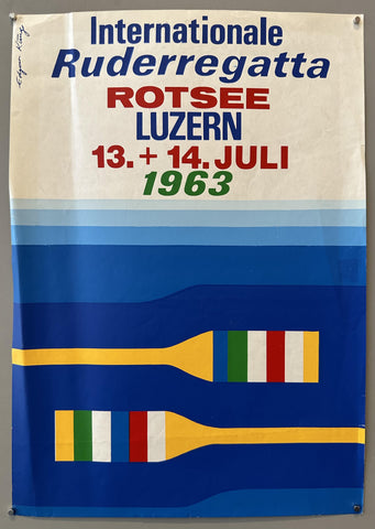Link to  Internationale Ruderregatta PosterSwitzerland, 1963  Product