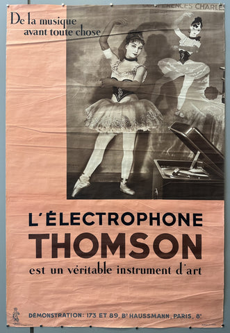 Link to  L'Électrophone ThomsonFrance, c. 1935  Product