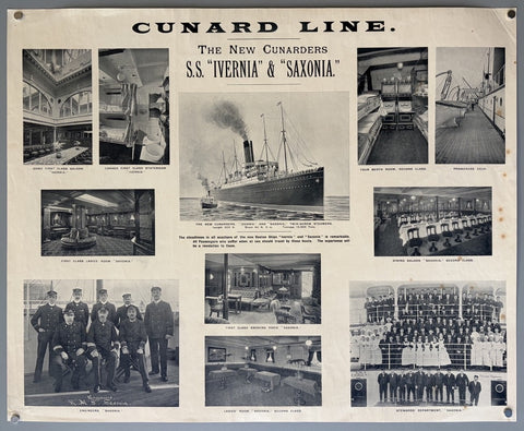 The New Cunarders S.S. Ivernia & Saxonia