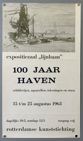 Link to  Expositiezaal 'Lijnbaan' 100 Jaar HavenNetherlands, 1963  Product