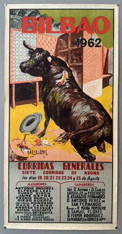 Link to  Bilbao Bullfighting Poster (Paper)Spain, 1952  Product