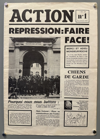 Link to  Action Newspaper No. 1France, 1968  Product