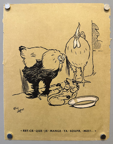 Link to &nbsp;Est-ce que je mange ta soupe moi..?United Kingdom, c.1905's &nbsp;Product