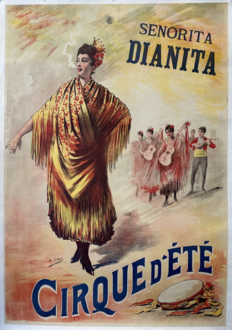 Link to  Señorita Dianita - Cirque d'étéC. 1895  Product