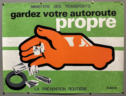 Link to  Gardez Votre Autoroute PropreFrance, c. 1975  Product