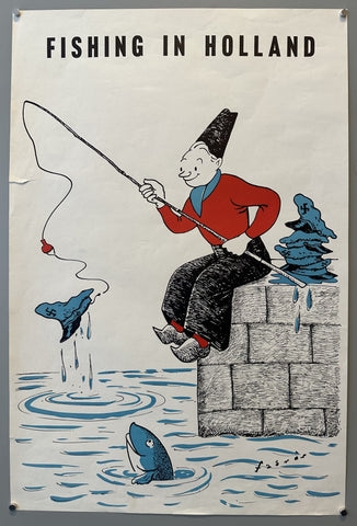 Link to  Fishing in HollandNetherlands, c. 1950s  Product