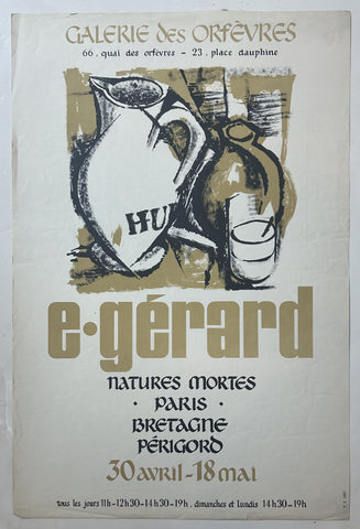 Link to  E. Gerard Galerie des Orfèvres PosterFrance, c. 1960s  Product