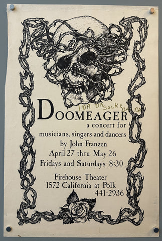 Link to &nbsp;Doomeager ConcertUSA, c. 1980 &nbsp;Product