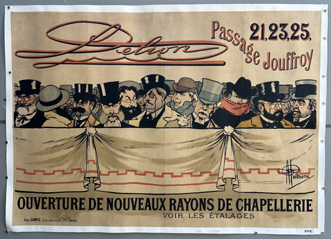 Delion Ouverture de Nouveaux Rayons de Chapellerie