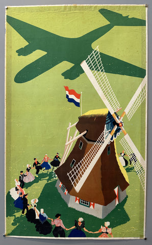 Link to  KLM Holland WindmillNetherlands, 1945  Product