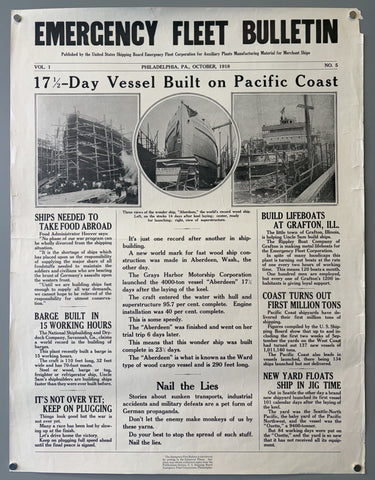 Emergency Fleet Bulletin - Vol. 1 No.5