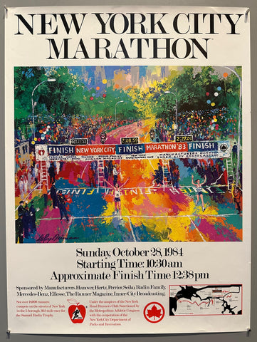 1984 New York City Marathon Poster