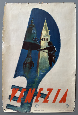 Link to  Venezia Travel PosterItaly, c. 1940s  Product