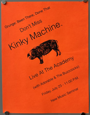 Link to  Kinky Machine Live At The Academy (Orange)USA, c. 1990s  Product