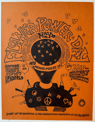 Link to  Flower Power Day Poster, OrangeUSA, 1967  Product
