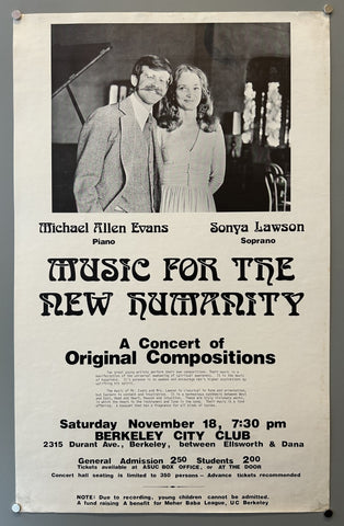 Link to  Music for the New HumanityUnited States, c. 1970s  Product