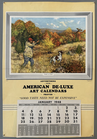 Link to  American Deluxe Art Calendars PosterUnited States, 1948  Product