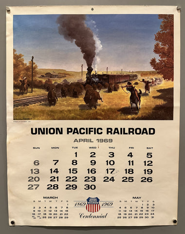 Link to &nbsp;Union Pacific Railroad Calendar April/September 1969USA, 1969 &nbsp;Product