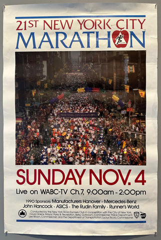 Link to  21st New York City Marathon PosterUSA, 1990  Product