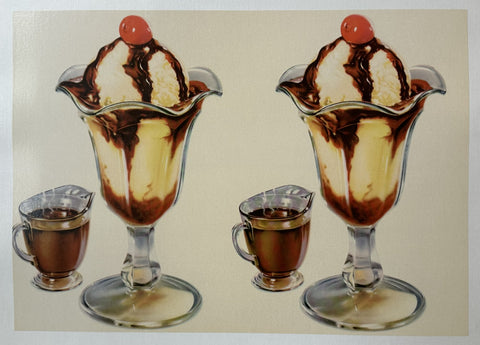 Link to  Coffee and Ice Cream Sundae PosterU.S.A., c. 1950  Product