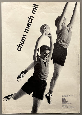 Link to  Chum Mach Mit PosterSwitzerland, 1962  Product