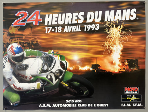 Link to  24 Heures du Mans Moto 1993 PosterFrance, 1993  Product