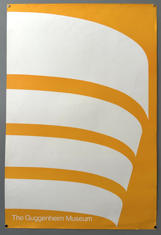 The Guggenheim Museum Yellow Poster