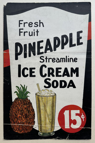 Pineapple Ice Cream Soda