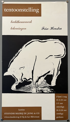 Link to  Tentoonstelling Friso Henstra PosterNetherlands, c. 1980s  Product