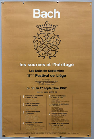 Bach: les sources et l'héritage