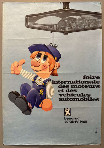 Link to  Foire Internationale des Moteurs et des Véhicules Automobiles PosterSerbia, 1968  Product