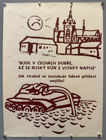 Link to  Až Se Ruský Kůň Z Vltavy NapijeCzechoslovakia, 1968  Product