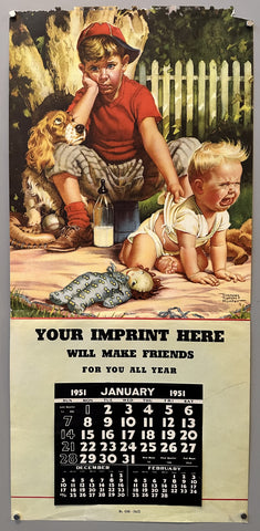 Link to &nbsp;January 1951 Calendar Frances Tipton HunterUSA, 1951 &nbsp;Product