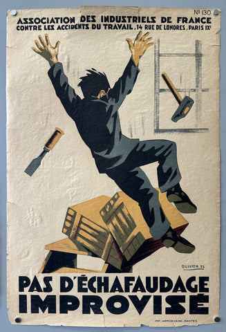 Link to &nbsp;Association des Industriels de France Pas d'Échafaudage ImproviséFrance, 1933 &nbsp;Product