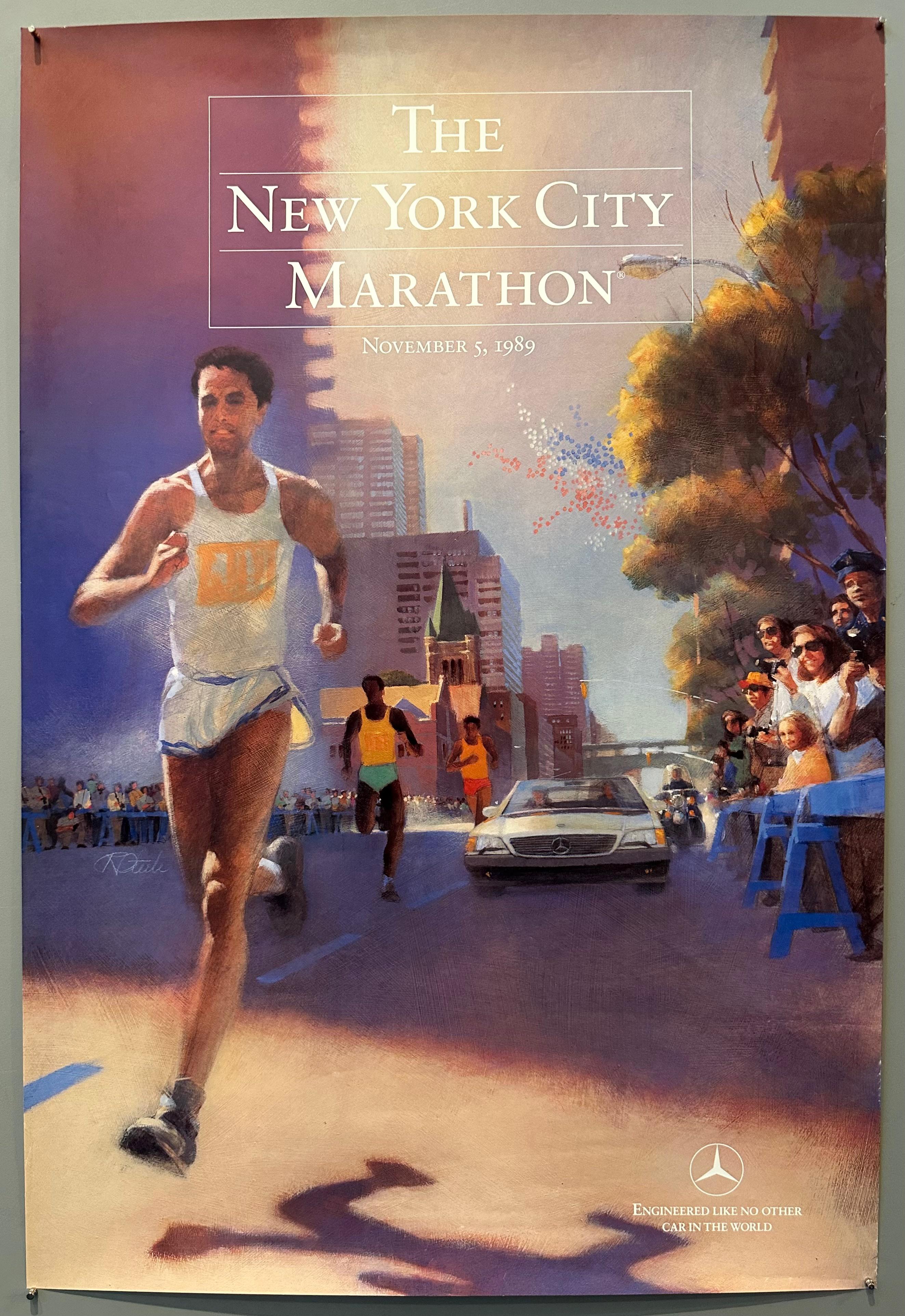 Vintage Marathon Poster Honolulu Marathon Photo Frame